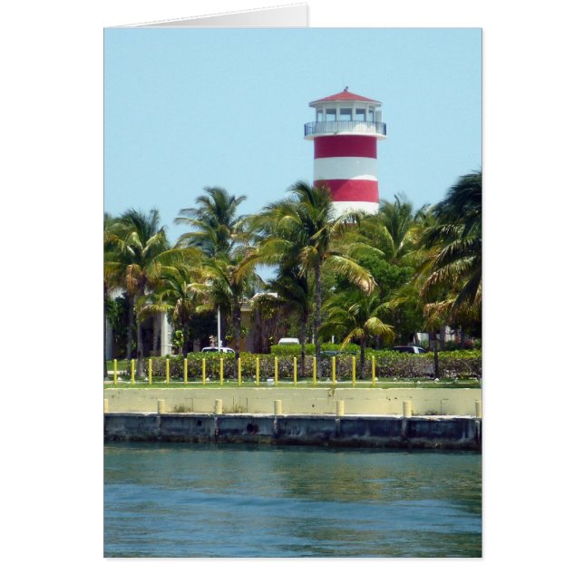 Ljushus bahamas hälsningskort (Framsidan)