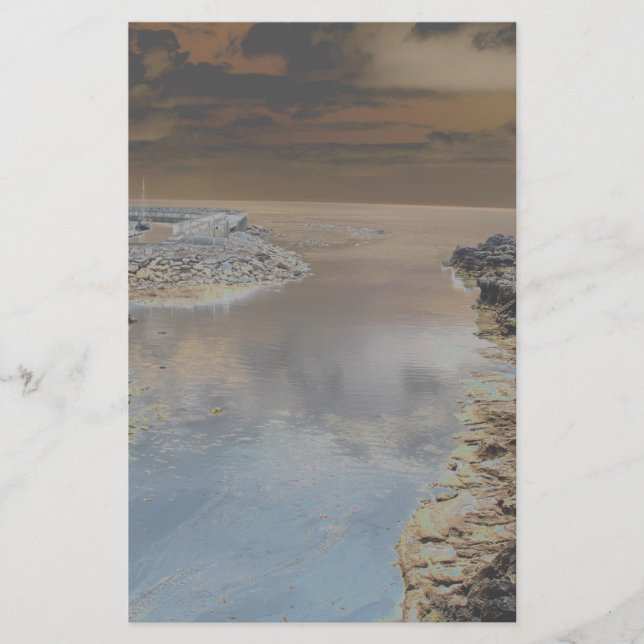 Ljushus i Cascais Portugal Brevpapper (Framsida)