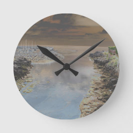 Ljushus i Cascais Portugal Rund Klocka