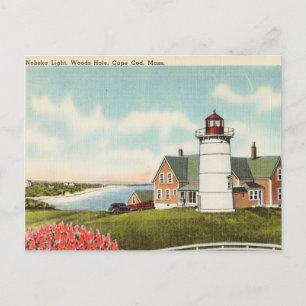 Ljushus, Wood Hål, Cape Cod Massachusetts Vykort
