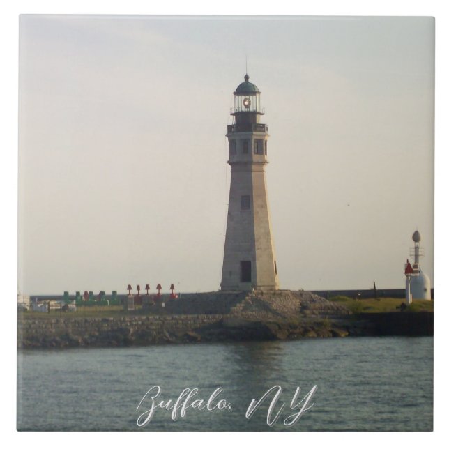 Ljushuset i Erie Basin Marina Kakelplatta (Framsidan)