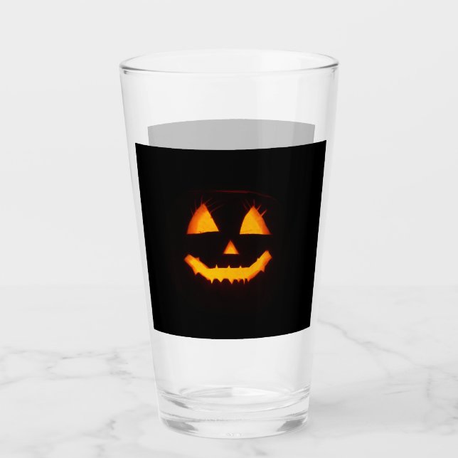 Ljusjack-o-lanterne  glaskopp (Framsida)