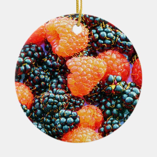 "Ljusjordgubbsröntgenfoto". Köp nu Julgransprydnad Keramik (Framsidan)