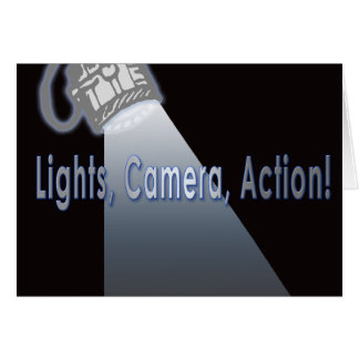 Ljuskamerahandling! Hälsningskort