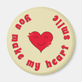 Ljuskänslighet för inspirerande citat magnet