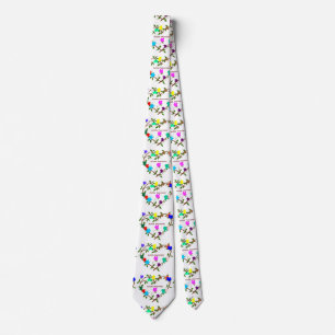 Ljuskänslighet Hjärtpussel delarare Neck Tie Slips