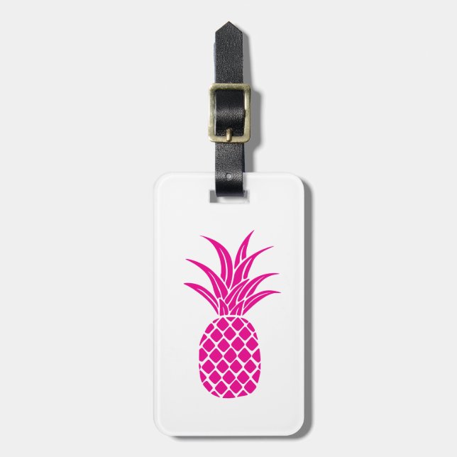 Ljuskänsligt Rosa, ananas, lyktglas Bagagebricka (Vertikal Framsida)