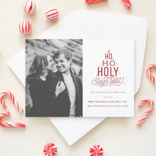 Ljuskhet Gravid Meddelande om Ho Ho Heliga