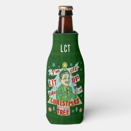 Ljuskhet vid jul Retro Drinking Humor Man