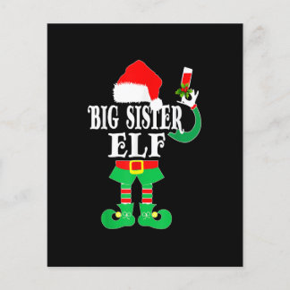 Ljuskjul Big Sister ELF Julafton Pajama Matchin
