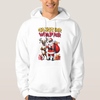 Ljuskjul Hoodie - Gangster Wrapper Santa