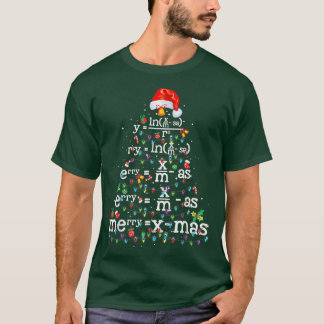 Ljuskjul Julafton Clothing Math Julgran T Shirt
