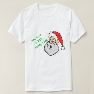 Ljuskjul Jultomten Big Candy cane T Shirt