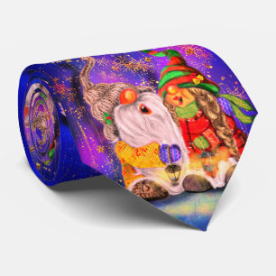 Ljuskjul Neck Tie Gift Lycklig Couple Gnome Slips