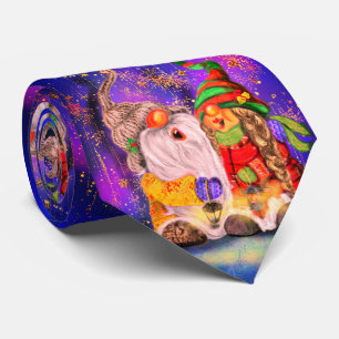 Ljuskjul Neck Tie Gift Singing Couple Gnome Slips
