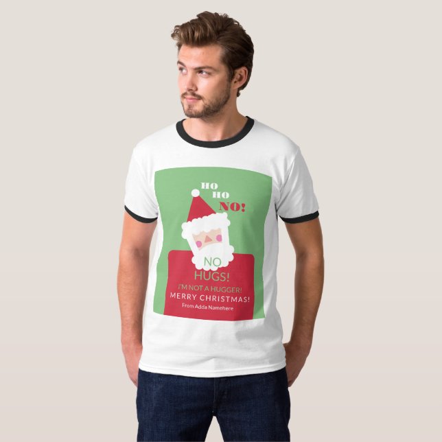 Ljuskjul nr Hugs Ugly Sweater T Shirt (Hel framsida)