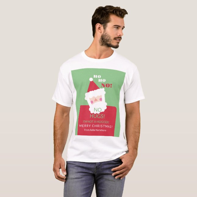 Ljuskjul nr Hugs Ugly Sweater T Shirt (Hel framsida)