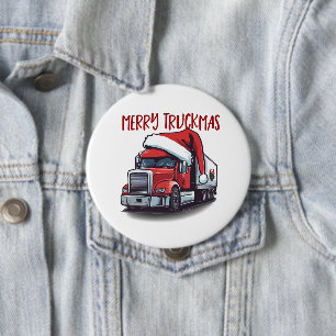 Ljuskjul Semi Transport Lastbil Truckmas Knapp