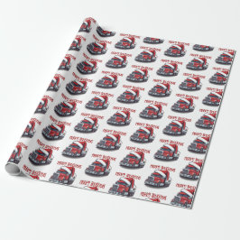 Ljuskjul Semi Transport Lastbil Truckmas Presentpapper