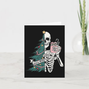 Ljuskjul Sorta Merry Sorta Scary Skeleton X Kort