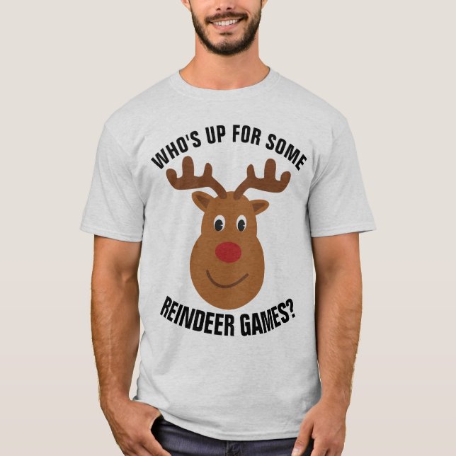 Ljuskjul T-Shirts REINDEER GAMES (Framsida)