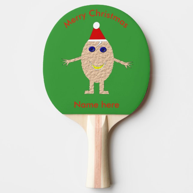 Ljuskjulägg Ping Pong Paddle Pingisracket (Framsidan)