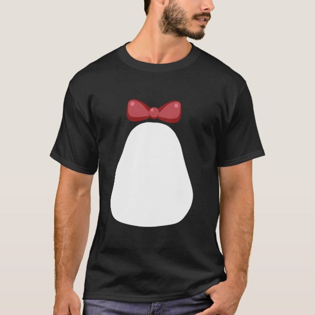 Ljuskjulen DIY Penguin Costume Pretend Pengui T Shirt (Framsida)