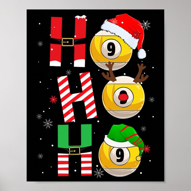 Ljuskjuljsedlarna Ho Ho Ho Julafton Matching P Poster (Framsidan)