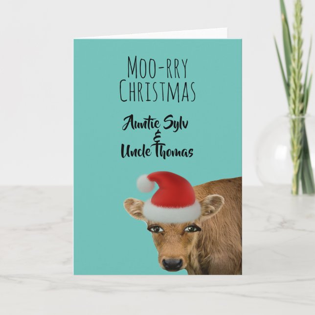 Ljuskjultomte Auntie & farbror Kort (Framsida)