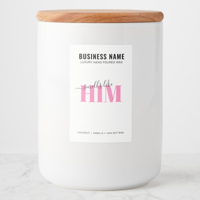 Ljuskljus etikett 5,1 cm x 7,6 cm Redigerbar (Framsida)