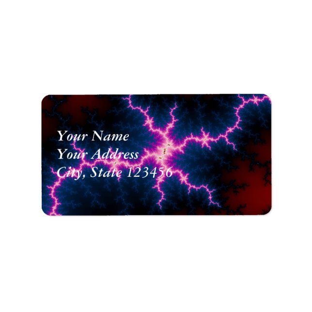 Ljusklyfta Adressetikett (Framsidan)