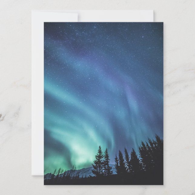 Ljuskort för polar spara datumet (Framsida)