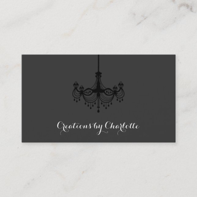 Ljuskronavisitkortar Visitkort (Framsida)