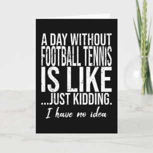 Ljusktalande idé om fotbollsturntennis kort