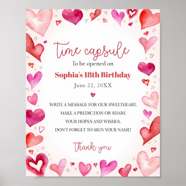 Ljuskvängtidsskylt Poster (Framsidan)