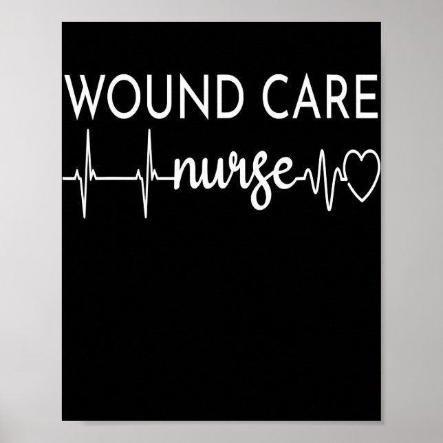 Ljuskvårdssjuksköterska EKG Sjuksköterska Poster (Framsidan)