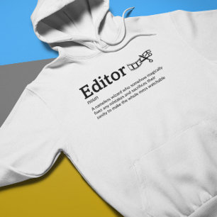 Ljusläge för redigerardefinition - Film-/videoredi Hoodie