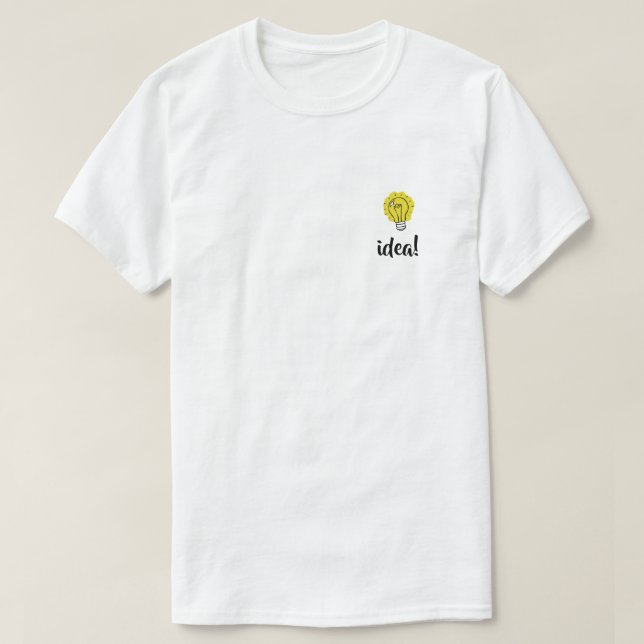 Ljuslampa Idé Illustration T-shirt (Design framsida)