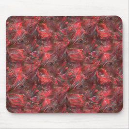 Ljuslättnad i struktur med röd vax musmatta