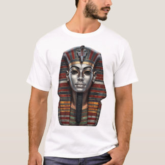 Ljuslevande Antik Egyptisk Begravningsmask – Digit T Shirt