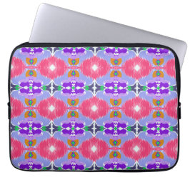 Ljuslevande Aurora Kalejdoskop Elektrisk Blomning Laptop Fodral