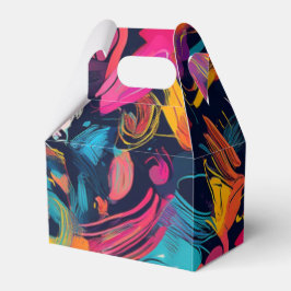 Ljuslevande kaos stänk Graffiti Presentaskar