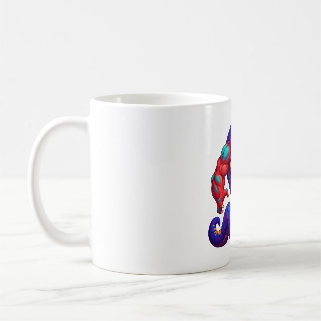 Ljuslevande monsterburst kaffemugg (Vänster)
