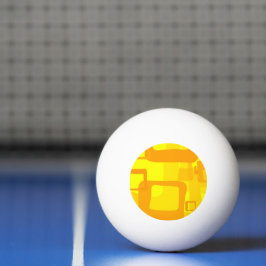Ljuslevande solskensflöde – Moderna abstrakta kons Pingisboll