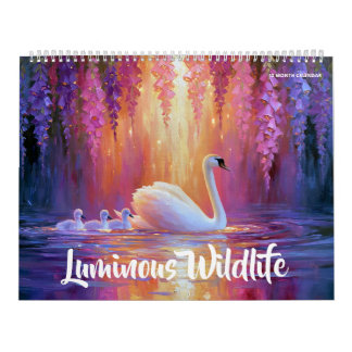 Ljuslevande vilda djur kalender