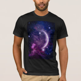 Ljuslila Galax Halvmåne Celestiala T Shirt