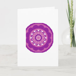 Ljuslila & Rosa Mandala Tom Kort
