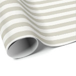 Ljusludd Brunt och benvit Rand Presentpapper<br><div class="desc">Lägg till en snygg och charmerande beröring till dina presenter med den här Pappra insvepningen Ljust Feather Brown & Off-White Rand. Perfekt för födelsedagar,  babyduschar,  bröllop och mer,  dess klassiska,  stripade design gör varje dag till en fin och festlig.</div>