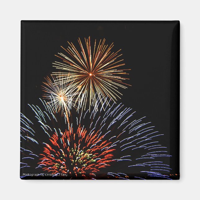 Ljusmagnetblommor Magnet (Framsidan)