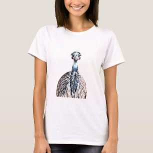 Ljusmatta fågelkonst t shirt